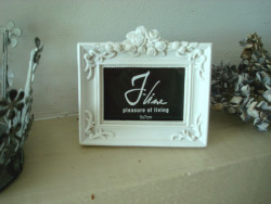 Mini cadre photo rectangulaire fronton de roses
