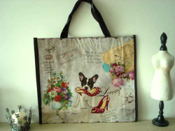 Sac shopping chiot et escarpins