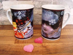 Mug en céramique vintage "Chocolat..."