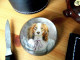 Petit sulfure ou presse papier "Dame Chien" 