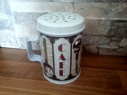 Saupoudreuse avec anse "Café" déco cuisine rétro
