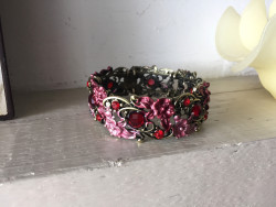 Bracelet fantaisie multicolore style baroque