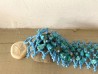 Bracelet fantaisie perles coloris bleu Caraïbes tressées